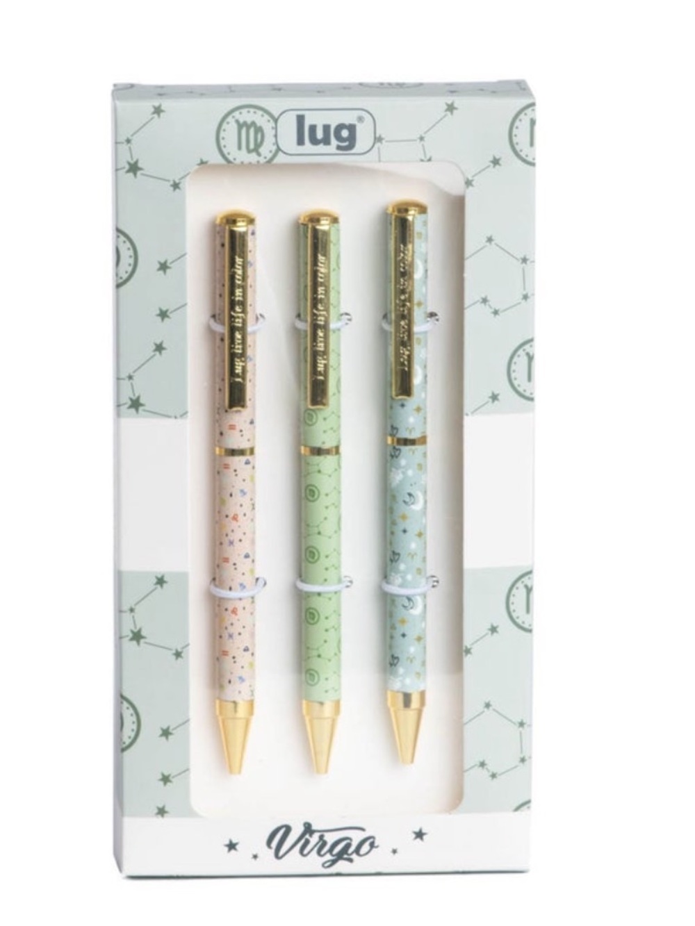 Lug Pens 3pk- Zodiac Virgo
